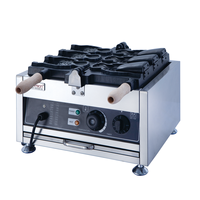 Machine à gaufres en forme de poisson à bouche ouverte Taiyaki électrique à vente chaude, 3 poissons Campbon ZH-1103B, appareil à gaufres en forme de poisson Taiyaki