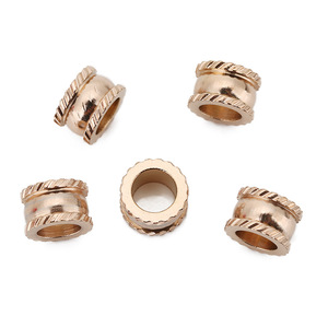 Stainless Steel Round Beads Black Rose Gold Silver Gold For <b>Bracelet</b> Making DIY Jewelry Accessories Wholesale WLL30 - Product Image 2