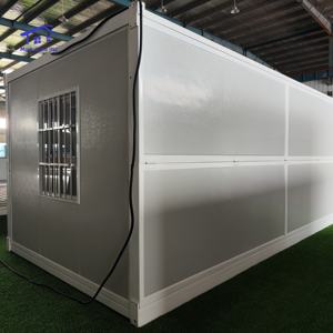 Maison en conteneur pliable portable et durable avec structure en acier et panneaux isolés pour dortoir d'étudiants ou utilisation en camp éloigné - Product Image 2