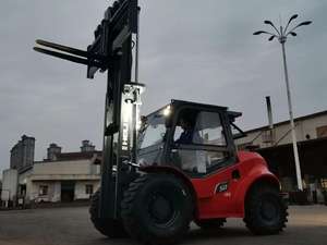 1.5 2.5 3 Ton Heli dizel Isuzu motoru tüm engebeli arazi Off-road 4wd Forklift elella eleveledizel 4x4 eğitim alarmı - Product Image 5