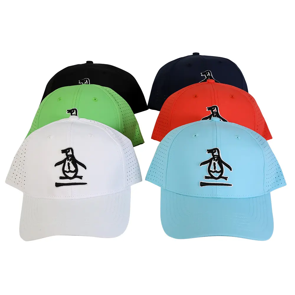 Manufacturers fashion breathable light weight sports caps with custom logo embroidery adjustable 6 panel melin golf hats gorras