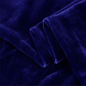 Trung Quốc Bán Buôn Nặng Ấm 100% Lụa Nhung Vải Darl Màu Đỏ Đồng Bằng Cho Nam Giới Phụ Nữ Mùa Thu Mùa Đông Rèm - Product Image 4