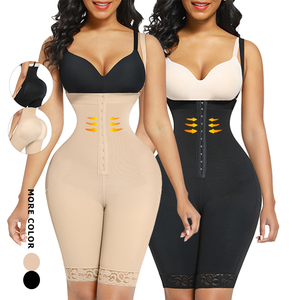 HEXIN Pretty Women Shapewear Entrepierna abierta Cintura alta Shapewear <span class=keywords><strong>Mujeres</strong></span> Full Body Shapwear - Product Image 1
