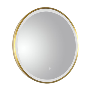<span class=keywords><strong>Miroir</strong></span> mural LED surdimensionné personnalisé, <span class=keywords><strong>miroir</strong></span> à cadre <span class=keywords><strong>doré</strong></span>, <span class=keywords><strong>miroir</strong></span> décoratif éclairé écologique pour salon, chambre à coucher, salle de bain - Product Image 4