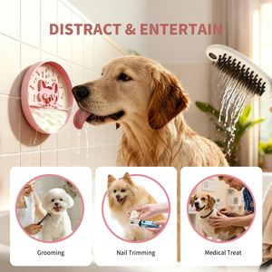 Pet Silicone Slow Feeding Bowl Food Easy Clean Dog Licking <b>Mat</b> Anti Gulp Choke Feeder <b>Large</b> Personalized Luxury Pet Bowl - Product Image 3