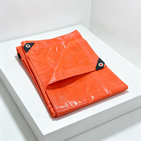 Bâche de camion industrielle enduite tissée imperméable avec œillets en plastique 800D, poids moyen