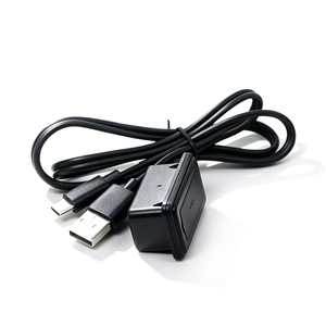 สายต่อแยกแบบ Y สีดำสั่งทำจากโรงงาน สายแยก <span class=keywords><strong>USB</strong></span> A และ <span class=keywords><strong>USB</strong></span> C แบบคู่ ตัวผู้เป็นตัวเมีย สำหรับเชื่อมต่ออุปกรณ์อิเล็กทรอนิกส์กับกระเป๋าเป้ - Product Image 1