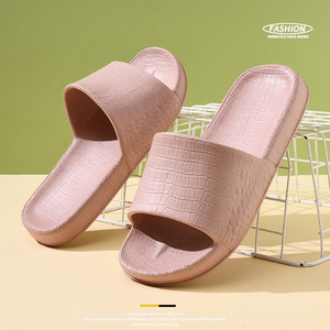Sandalias de Verano para Mujer Guru, Color Rosa, EVA, de Una Sola Tira, Suela Gruesa Antideslizante, Calzado Casual para el Hogar - Product Image 1