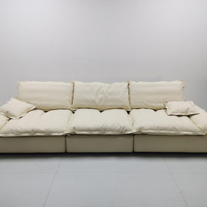 Sofá Multifuncional de 3 Plazas Estilo Chesterfield para Sala de Estar - Product Image 4