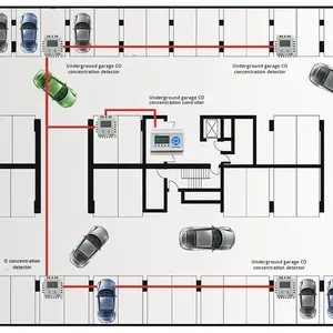 <span class=keywords><strong>Détecteur</strong></span> <span class=keywords><strong>de</strong></span> <span class=keywords><strong>monoxyde</strong></span> <span class=keywords><strong>de</strong></span> <span class=keywords><strong>carbone</strong></span> LXE avec alarme sonore, ABS, GPRS, compatible avec l'application Nest, pour sous-sol/garage - Product Image 4