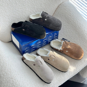 Chaussures à lanières orthopédiques fermées respirantes pour hommes et femmes Doublure en <span class=keywords><strong>cuir</strong></span> véritable Semelle légère en liège Birkenstocks Alternative Soft - Product Image 6