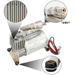 <span class=keywords><strong>2</strong></span> teile/los 12 Volt 150PSI Luftkompressor-Suspend ierung mit Lufthupe für LKW-Zugboot, Lufthorn-Kompressor - Product Image 5