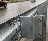 Barrière de sécurité pour autoroute à double poutre galvanisée, certifiée ISO 9001, avec jeu de boulons et écrous, longueur personnalisée 4320 mm, système de câble métallique, poteau Sigma