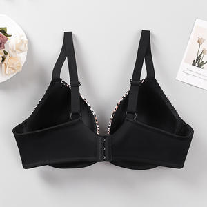 Sujetador ZOYIAME <span class=keywords><strong>Talla</strong></span> Grande con Estampado de Leopardo para Mujer, Tirantes Ajustables, Copas Grandes, Push-Up, Soporte con Aros, Copa 3/4 - Product Image 4