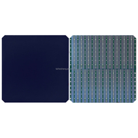 Célula Solar de Contacto Trasero de Alta Eficiencia de 8.3W 182*183.75 mm, Célula Solar Bifacial de Silicio Monocristalino Tipo P