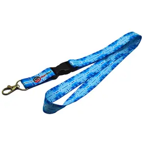High Quality Customized Plastic Breakaway Sublimation Printing Lanyards Polyester Neck Lanyards for Mobile Phone