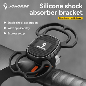 Support de téléphone pour vélo en gel de silice durable, support de navigation <span class=keywords><strong>GPS</strong></span> anti-vibration pour <span class=keywords><strong>VTT</strong></span> et vélo de route, accessoires de cyclisme rotatifs à 360° - Product Image 2