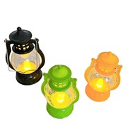 Jindian Lanterne Poney Rétro LED Veilleuse Électronique Portable Solaire Alimenté Ornements Décoratifs Atmosphère Nostalgique Simple