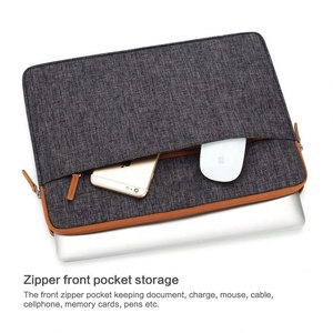 Étui de protection pour ordinateur portable en polyester imperméable et résistant aux chocs, léger, pour hommes et femmes, idéal pour les voyages, fabriqué en usine OEM ODM. - Product Image 4