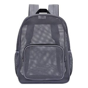 Mochila de malla resistente, mochila escolar transparente, mochila deportiva de gran capacidad, transparente, para viajes, para hombres y mujeres - Product Image 2