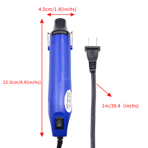 Заводская оптовая продажа, 110 В/220 В, США, Великобритания, штепсельная вилка, портативная термоусадочная упаковочная машина, пистолет горячего воздуха - Product Image 5