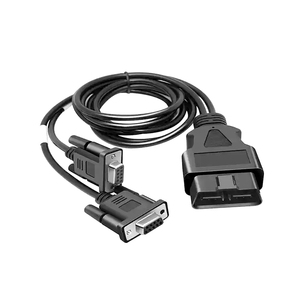 12 فولت/24 فولت OBD2/16Pin إلى RS232 المنشق 60 أنثى <span class=keywords><strong>OBD</strong></span> 2/II إلى 6 أنثى DB9 ديسيبل 9Pin موصل مسلسل - Product Image 3