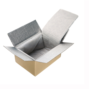 Box And Insulated Liner Food Package Biodegradable Insulated Box Liner For Frozen Food Thermal Packing And Seafood Delivery