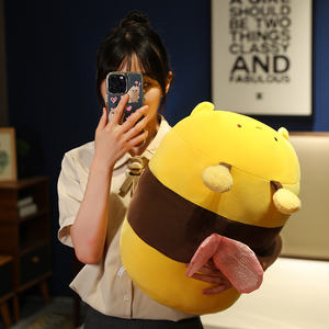 卸売ぬいぐるみバンブルビーカスタムデザインぬいぐるみ人形ベビービーぬいぐるみソフトビーぬいぐるみ - Product Image 5