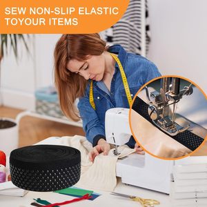 Bande élastique en silicone à pois antidérapante de haute qualité de 1 pouce pour vêtements et vêtements de sport - Product Image 5