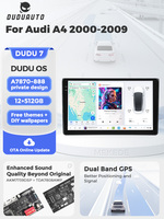 NaviFly DUDUAUTO DUDU7 7870 plus récent système Android 2K écran de navigation de voiture pour audi A4 avec Car Play Android Auto