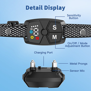 Smart Anti <b>Bark</b> Collar Black Abs Material Automatic Dog Training Device For <b>Bark</b> <b>Control</b> - Product Image 4