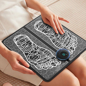 Masseur de pieds professionnel EMS avec 8 modes et thérapie TENS-Soulagement de la douleur et récupération musculaire pour une utilisation à la maison/au bureau - Product Image 2