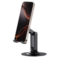 Vente chaude Support supérieur rotatif Support de tablette rétractable Support de table pliable réglable Support de téléphone portable