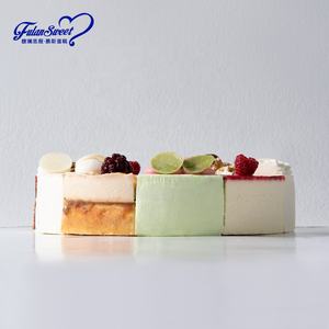 เค้กมูสหวานชุ่มชื้นสิบรสชาติที่แตกต่างกันเค้กขนมหวานพร้อมอาหารแช่แข็ง - Product Image 5