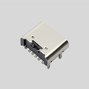 ขั้วต่อแบบติดตั้งบนบอร์ด Type-C 6 พิน แบบตัวเมีย ความยาว 6.80 มม. 3A 5V สำหรับติดตั้งบน PCB ทนไฟ USB Type-C - Product Image 2