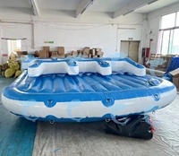 Nouveau design de l'eau banane curseur remorquable curseur gonflable tube d'eau canapé remorquable bateau Disco pour le lac