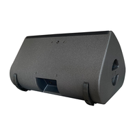 Enceinte de scène coaxiale passive au néodyme de 12 pouces, caisson en forme de coin, impédance de 8 ohms, 400 W RMS, performance live de groupe, studio