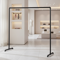 Prix d'usine Vêtements en métal Porte-vêtements Présentoir Hall Arbre Vêtements Rack Boutique Raccords et présentoir