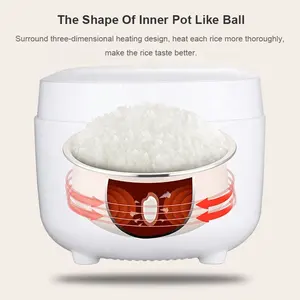 Low Sugar Rice Cooker 3L Low Carbo Digital Professional Steam Ball Bowl Kettle Multi Functional Low Sugar Smart Rice Cooker