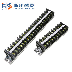 TD-2010 vít loại 20A 20-Pole niken-mạ đồng công nghiệp sử dụng thiết bị đầu cuối khối hộp - Product Image 3