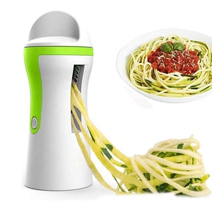 Pelador en espiral manual de 3 hojas, rebanador de calabacín, máquina de espagueti, rebanador de verduras para patatas - Product Image 1