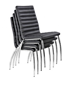 Silla Apilable para Recepción <span class=keywords><strong>de</strong></span> Oficina, <span class=keywords><strong>Sala</strong></span> <span class=keywords><strong>de</strong></span> Espera, <span class=keywords><strong>Sala</strong></span> <span class=keywords><strong>de</strong></span> Conferencias y Reuniones - Product Image 2