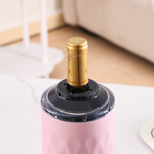 Cubo <span class=keywords><strong>enfriador</strong></span> de <span class=keywords><strong>vino</strong></span> sin hielo de 40oz de acero inoxidable personalizado, <span class=keywords><strong>Enfriador</strong></span> de botellas de <span class=keywords><strong>vino</strong></span> <span class=keywords><strong>blanco</strong></span> de doble pared, se adapta a la mayoría de los vinos - Product Image 4
