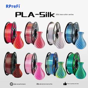 Filament d'impression 3D PLA 1,75 mm 1 kg, fournitures d'impression 3D, PLA soie rose vert, matériau d'impression 3D, soie double couleur - Product Image 3