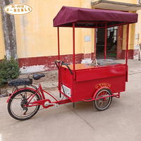 Nouveau vélo à crêpes à gaz/électrique, crêpière, vélo de rue, chariot de nourriture, livraison de nourriture, moteur à entraînement central, vélo électrique