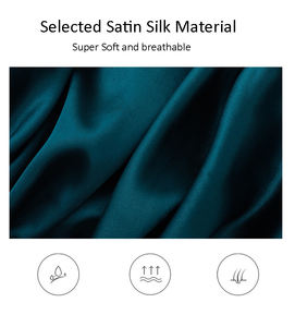 <span class=keywords><strong>Bonnet</strong></span> de cheveux en satin de soie Double couche réversible réglable bande élastique <span class=keywords><strong>bonnet</strong></span> de nuit pour les cheveux naturels et bouclés des femmes - Product Image 3