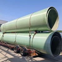 DN100 DNN300 DN1000 Tuyau FRP Tube d'eau GRP Tuyau d'égout en fibre de verre