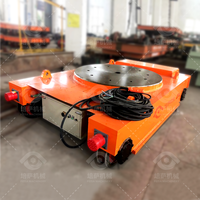 Chariot de transfert sur rail motorisé pour bobines de câbles, 10-50 tonnes, personnalisable pour le transport en usine et en entrepôt