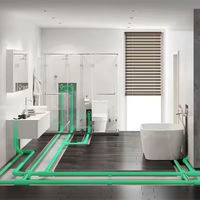 IFAN échantillon gratuit PPR raccords de tuyauterie d'eau matériel de plomberie DIN 8077 PN25 raccords de tuyauterie PPR flexibilité raccords PPR