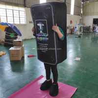 Réplique de smartphone gonflable géante pour publicité extérieure, modèle personnalisé de téléphone portable de 10 pieds de haut, ballon publicitaire, garantie de 2 ans, pompe électrique